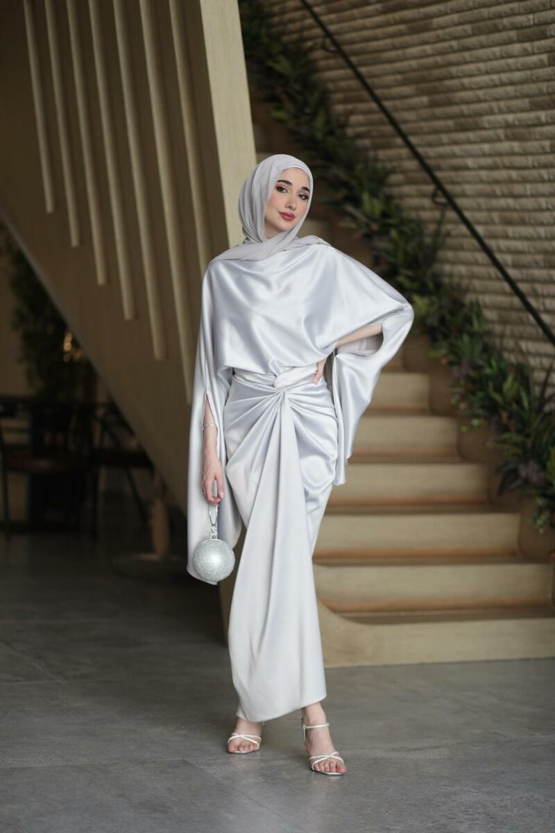 Noorjan Dress -  Silver - Image 2