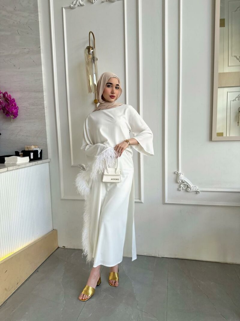 ⁦طقم يارا - أبيض⁩ - الصورة ⁦4⁩