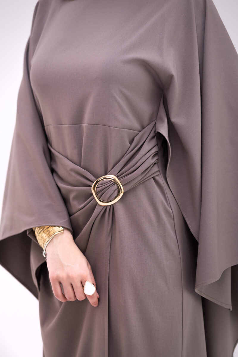⁦فستان زينة-بني⁩ - الصورة ⁦8⁩