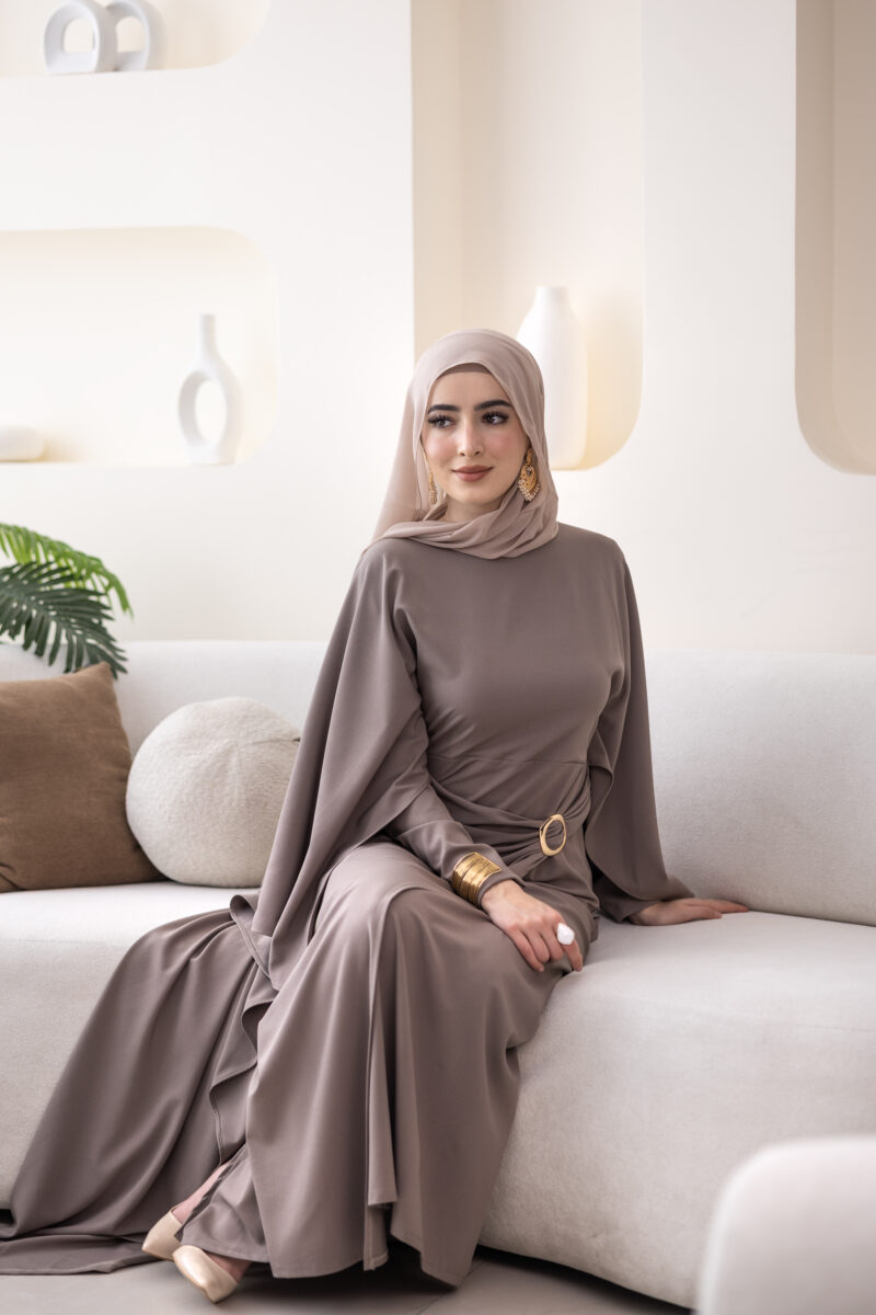 ⁦فستان زينة-بني⁩ - الصورة ⁦9⁩