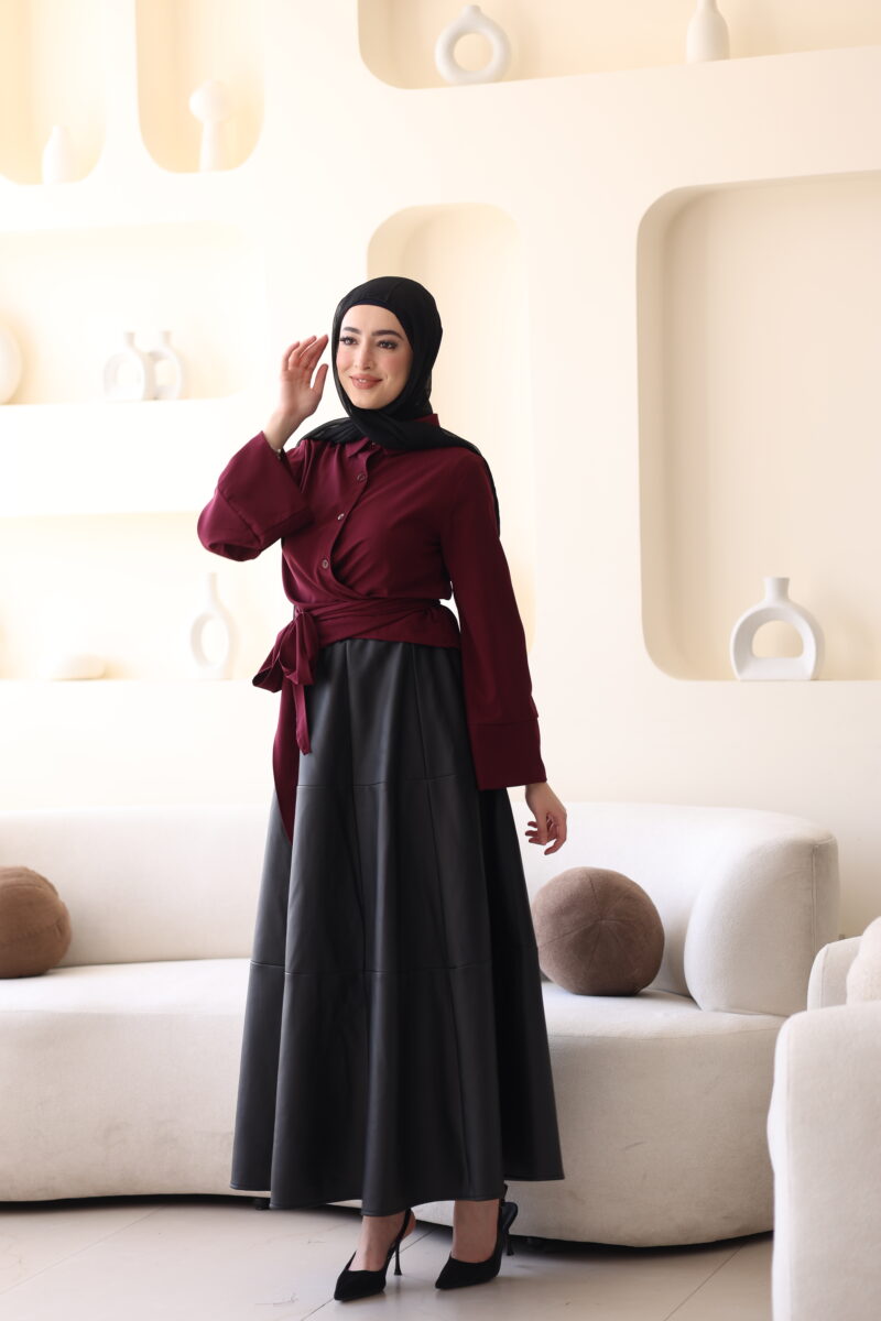 طقم لين- الأحمر