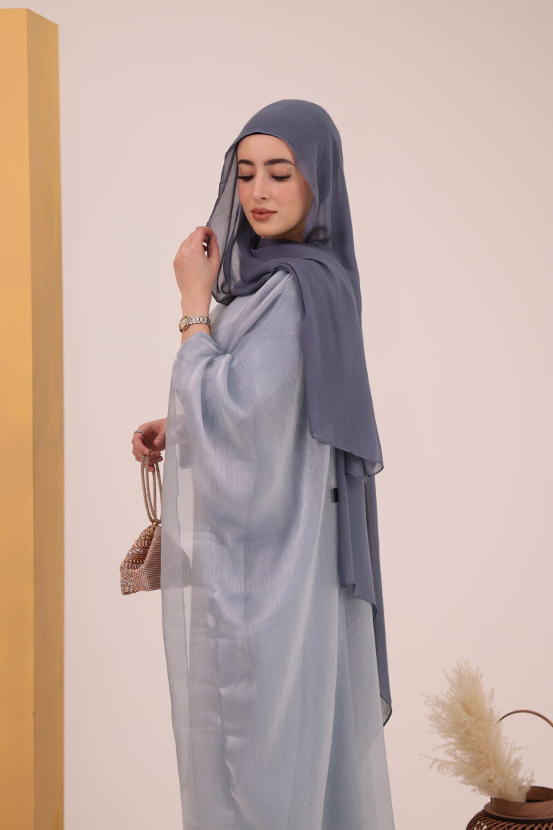 ⁦فستان سهى- أزرق⁩ - الصورة ⁦2⁩
