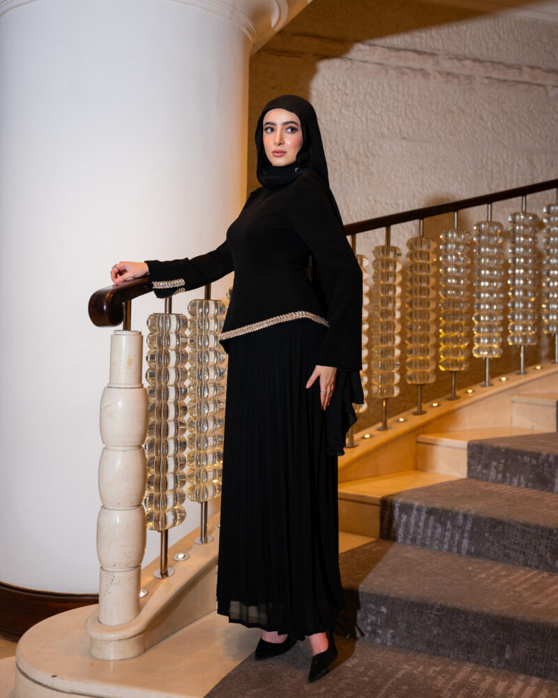 ⁦فستان جوري- أسود⁩ - الصورة ⁦6⁩